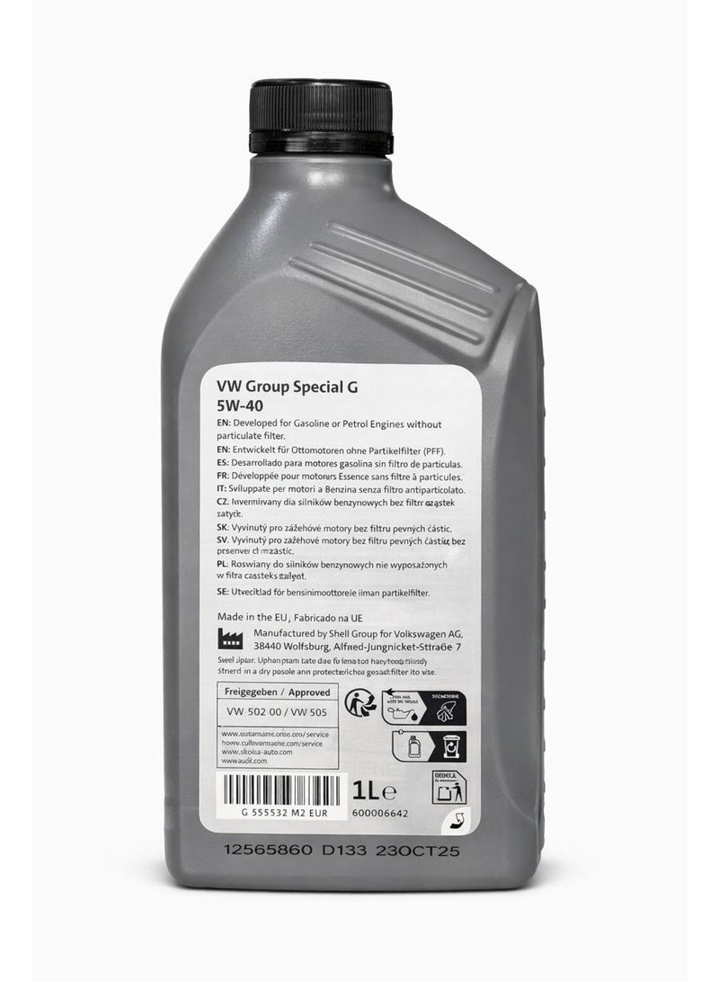 فولكس فاجن زيت محرك VAG Special G تخليقي 5W-40 – سعة 1 لتر - Image 2